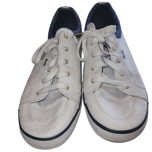Keds Women's White Casual Sneakers 10 - Picture 3 of 6